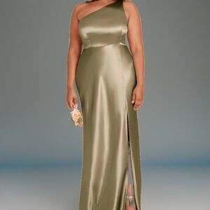 birdy grey auburn dress Auburn Bridesmaid Dress Matte Satin Size XS